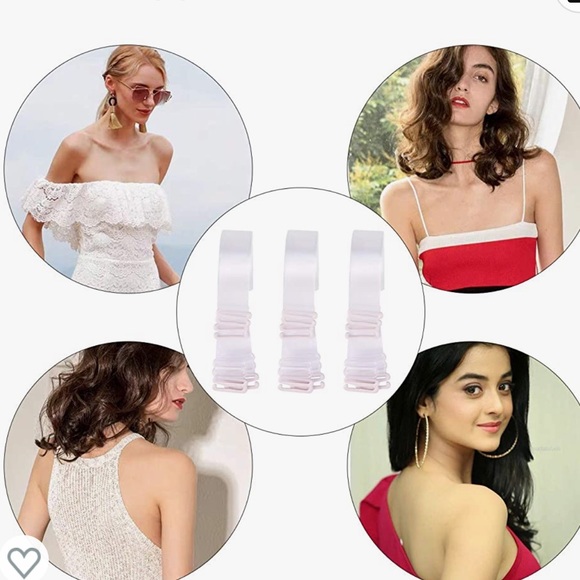 NWT Replacement Bra Strap, Invisible Bra strap & clear see-through bra strap - Picture 2 of 13